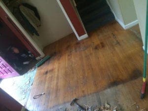 before flooring